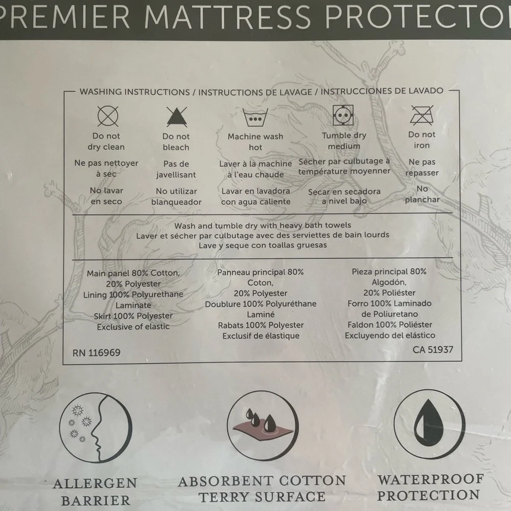 CAL KING mattress protector